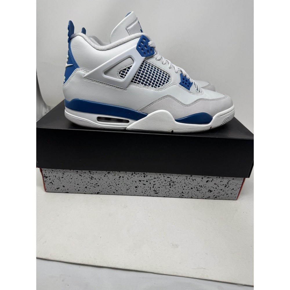 Jordan Air Jordan 4 Retro Shoes Mens Size 12 Military Blue Basketball FV5029-141